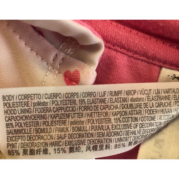 Disney size 7/8 princess hooded swim cover up dress - Picture 4 of 6